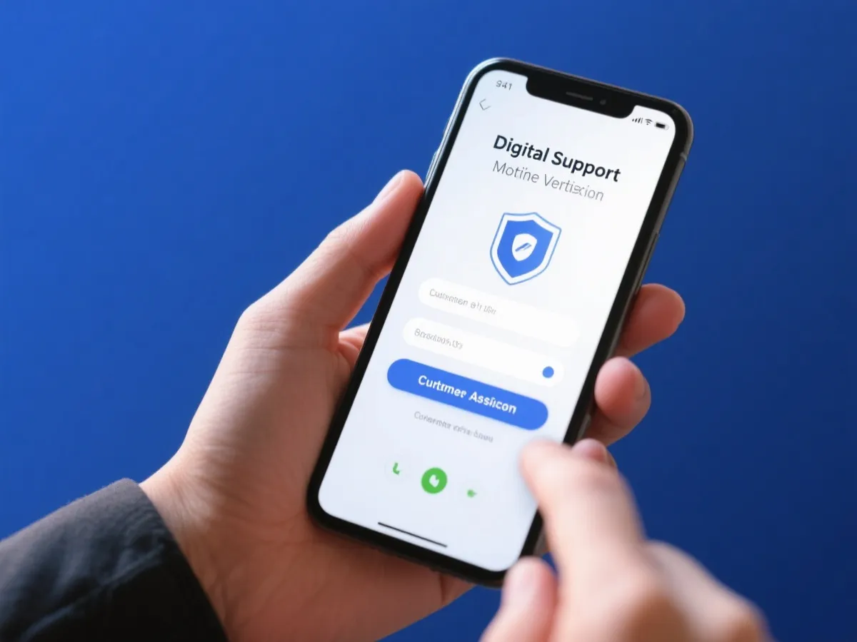 安全登录与移动支持服务示意